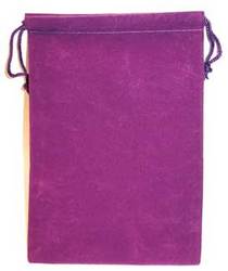 Purple Velveteen Bag