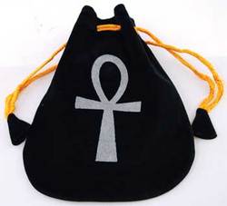 Ankh Velveteen Bag - Click Image to Close