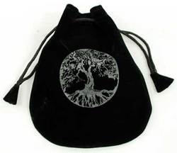 Tree of Life Velveteen Bag - Click Image to Close