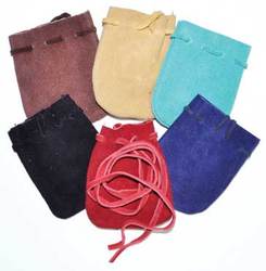 2"x3" Suede pouch (pk of 6) - Click Image to Close