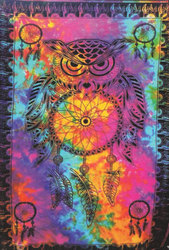 54" x 86" Owl dream catcher - Click Image to Close