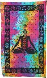 Seven Chakra tapestry 54" x 86" - Click Image to Close