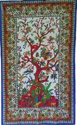 54" x 86" Tree of Life tapestry - Click Image to Close